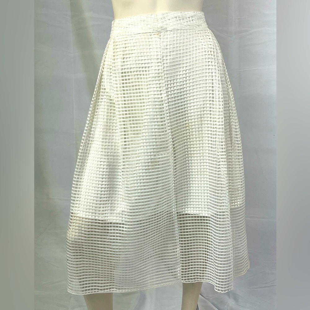 Netted A-line Skirt